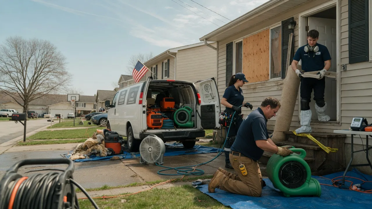 Water Damage Restoration in Amherst, TX near me